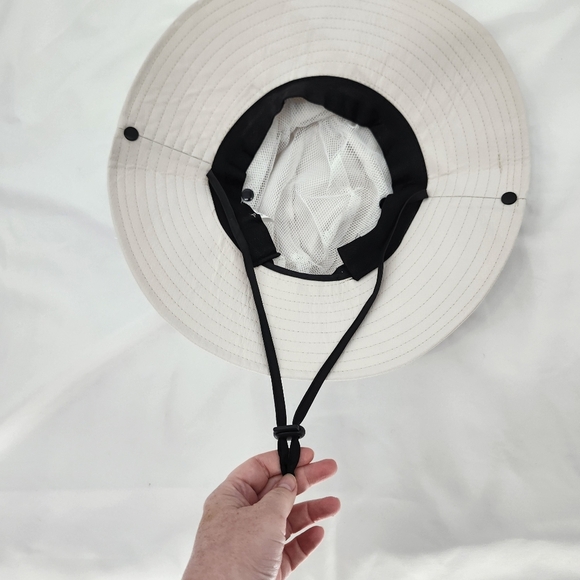 Sunshade Mens‎ Convertible Hat One Size Light Khaki Adjustable Lightweight Beach - Picture 4 of 8